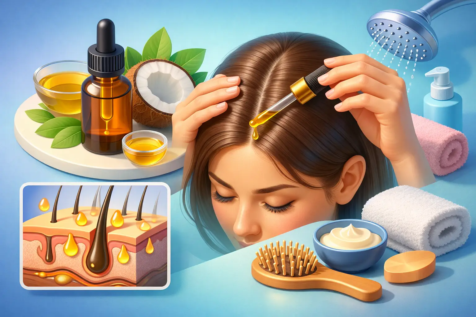 How to Use Scalp Oil the Right Way